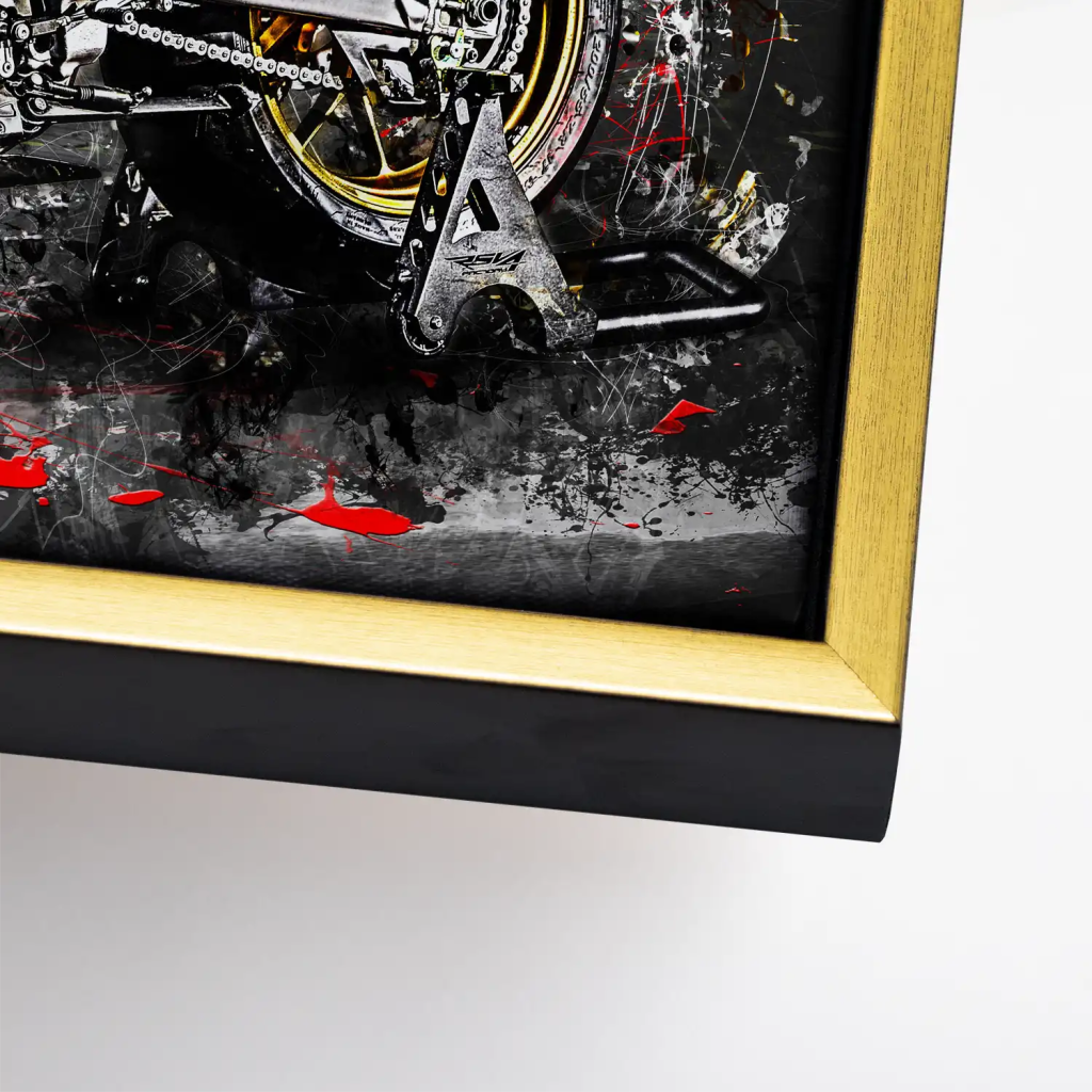 Aprilia RSV4 Abstrakt Leinwand Bild INGALERIE