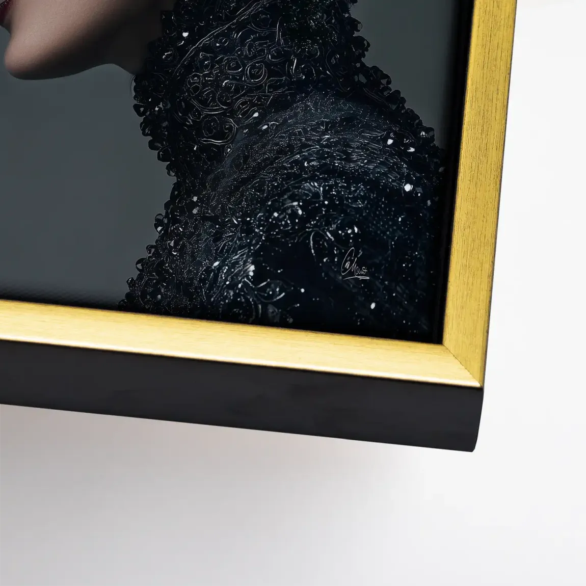 Wild Leopard Woman Leinwand Bild