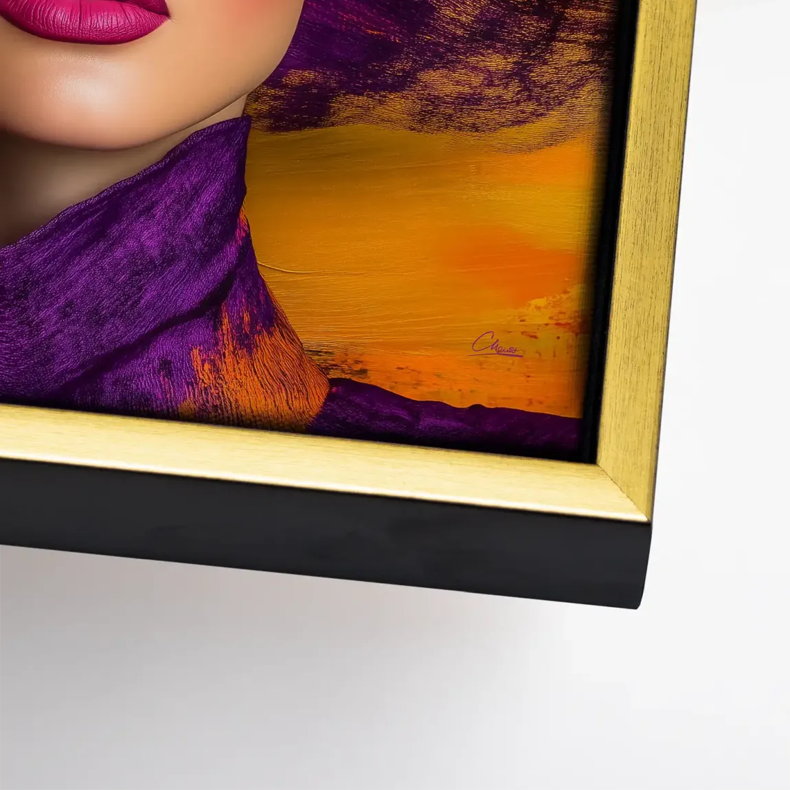 Femme Elegance Leinwand Bild INGALERIE