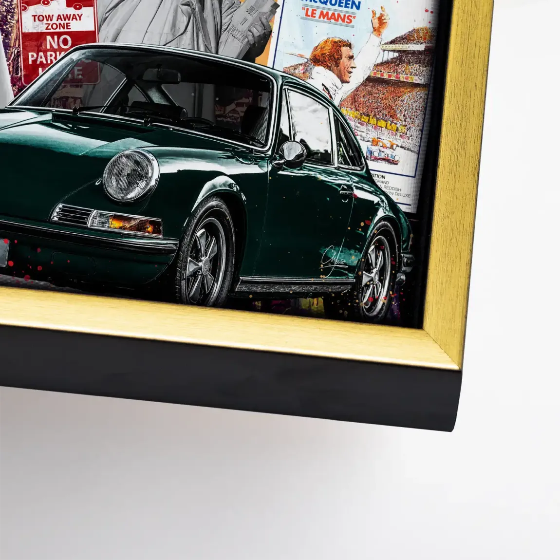 American Legend Steve McQueen Leinwand Bild