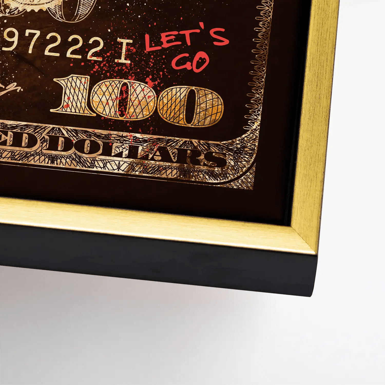 Dagobert Retro Dollar Leinwand Bild INGALERIE