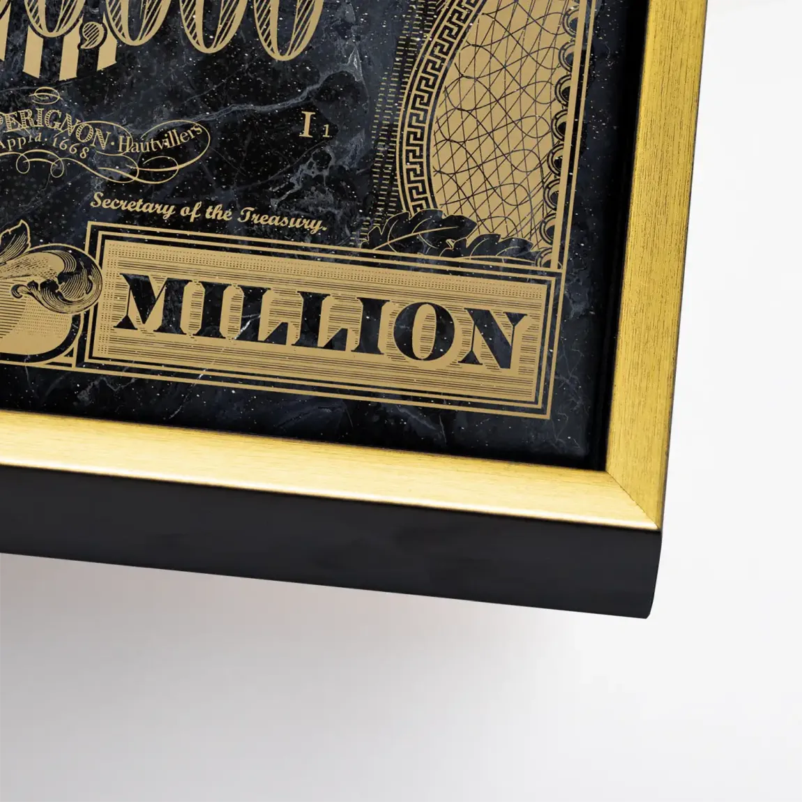 Dogobert Duck Cashed Out Pop Art Dollar Leinwand Bild INGALERIE