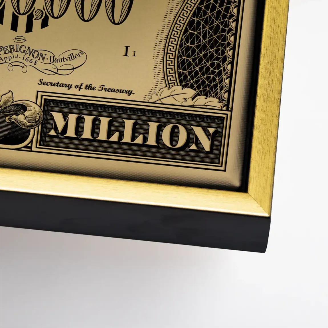Donald Duck Goldfinger Instinct Pop Art Dollar Leinwand Bild INGALERIE