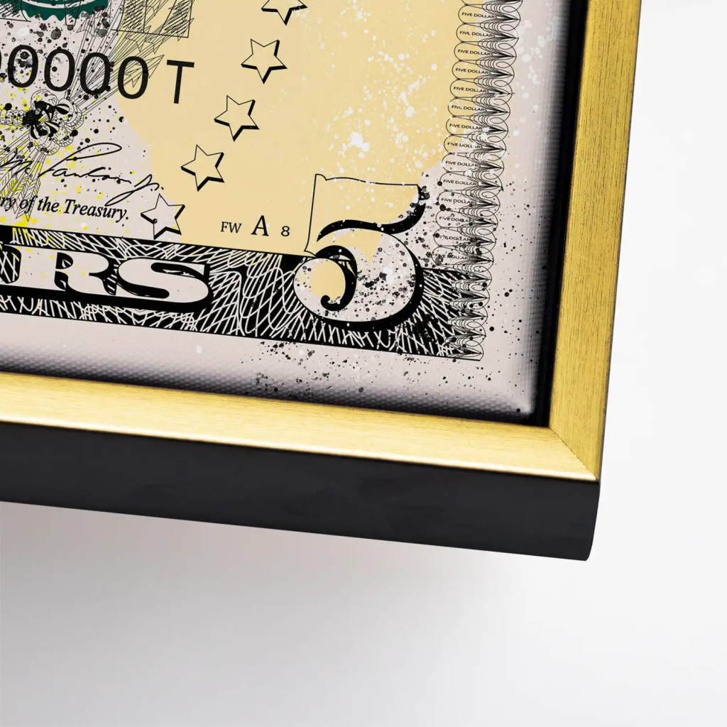 Micky und Minnie Maus Dollar Pop Art Leinwand Bild INGALERIE