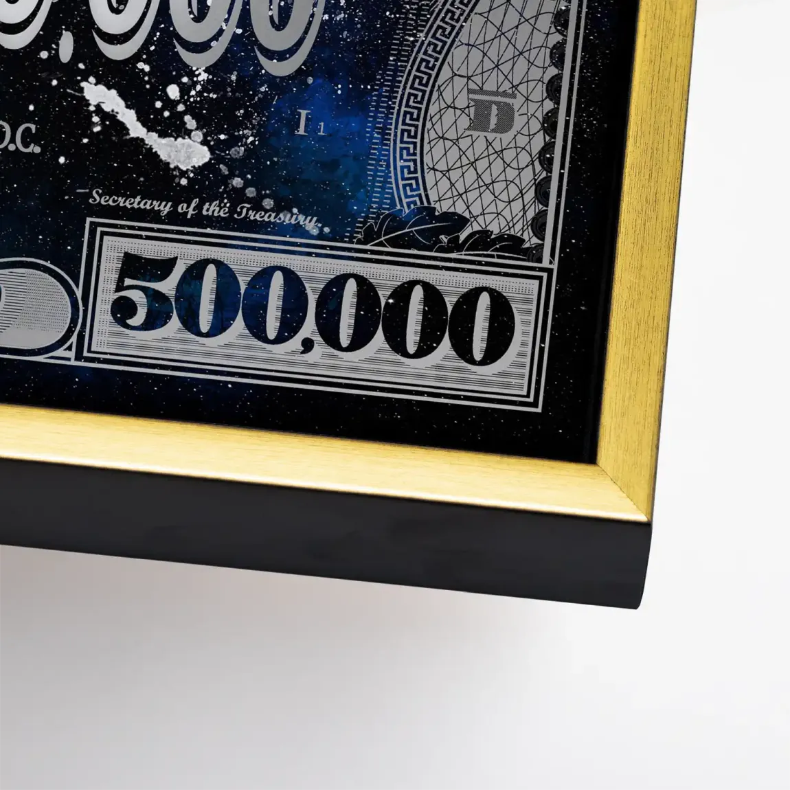 Donald & Daisy Duck Blue Pop Art Dollar Leinwand Bild INGALERIE