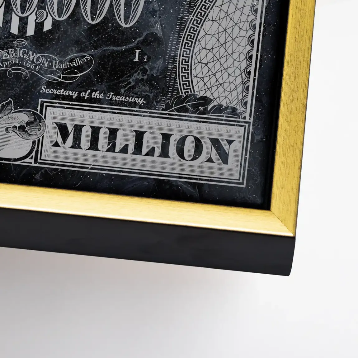Dagobert Duck Totenkopf Black Dollar Leinwand Bild INGALERIE