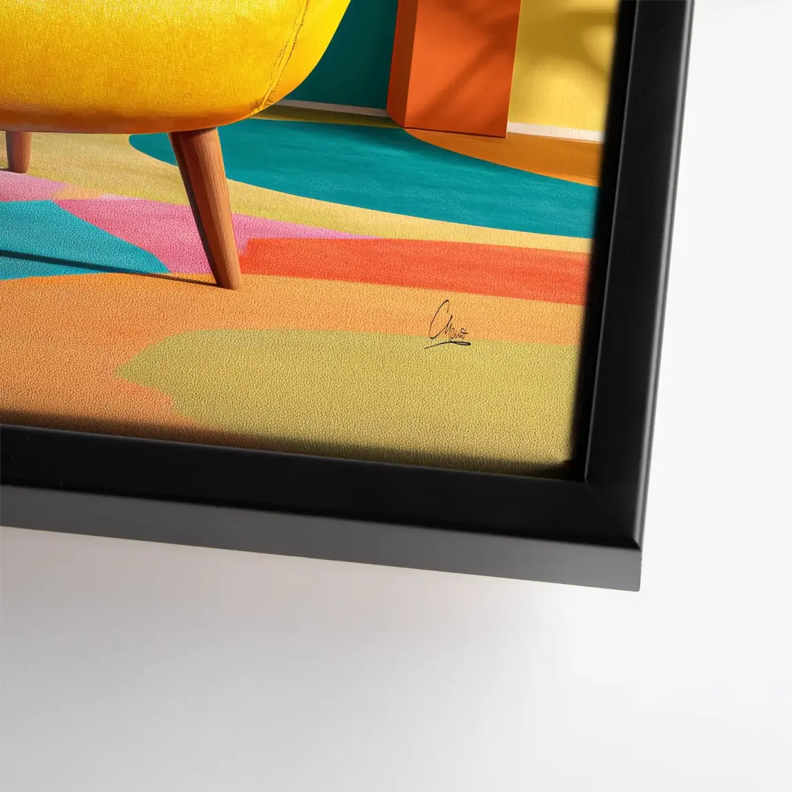 Sunny Seat Leinwand Bild