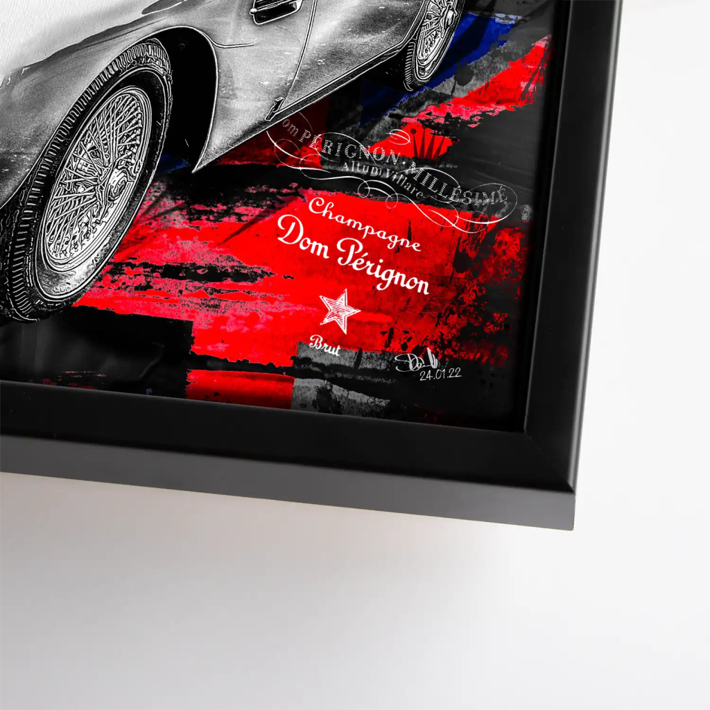 James Bond Retro Style Leinwand Bild INGALERIE