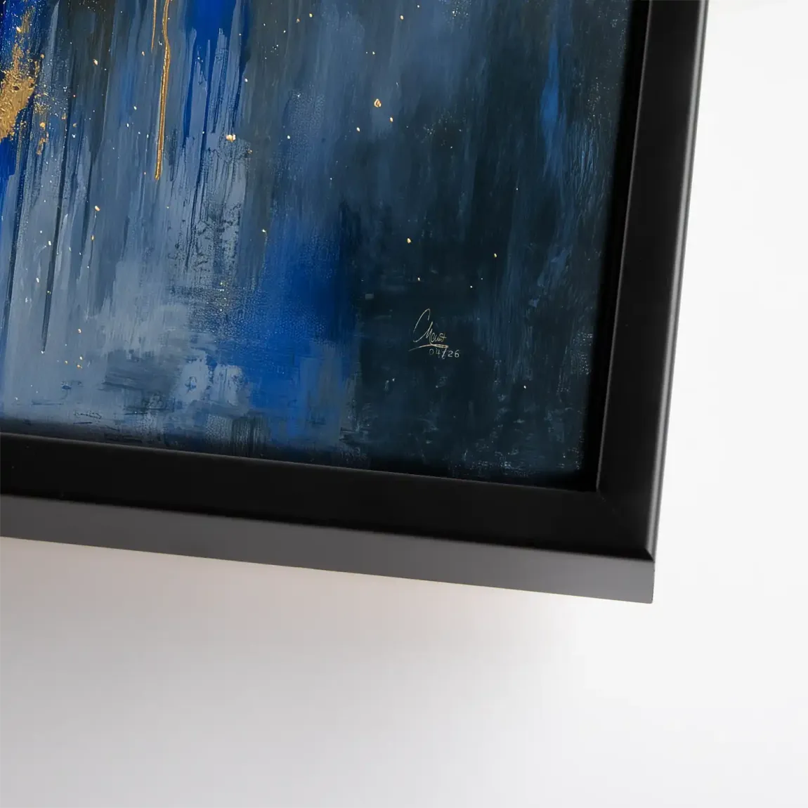 Blauer Elefant Abstrakt Leinwand Bild