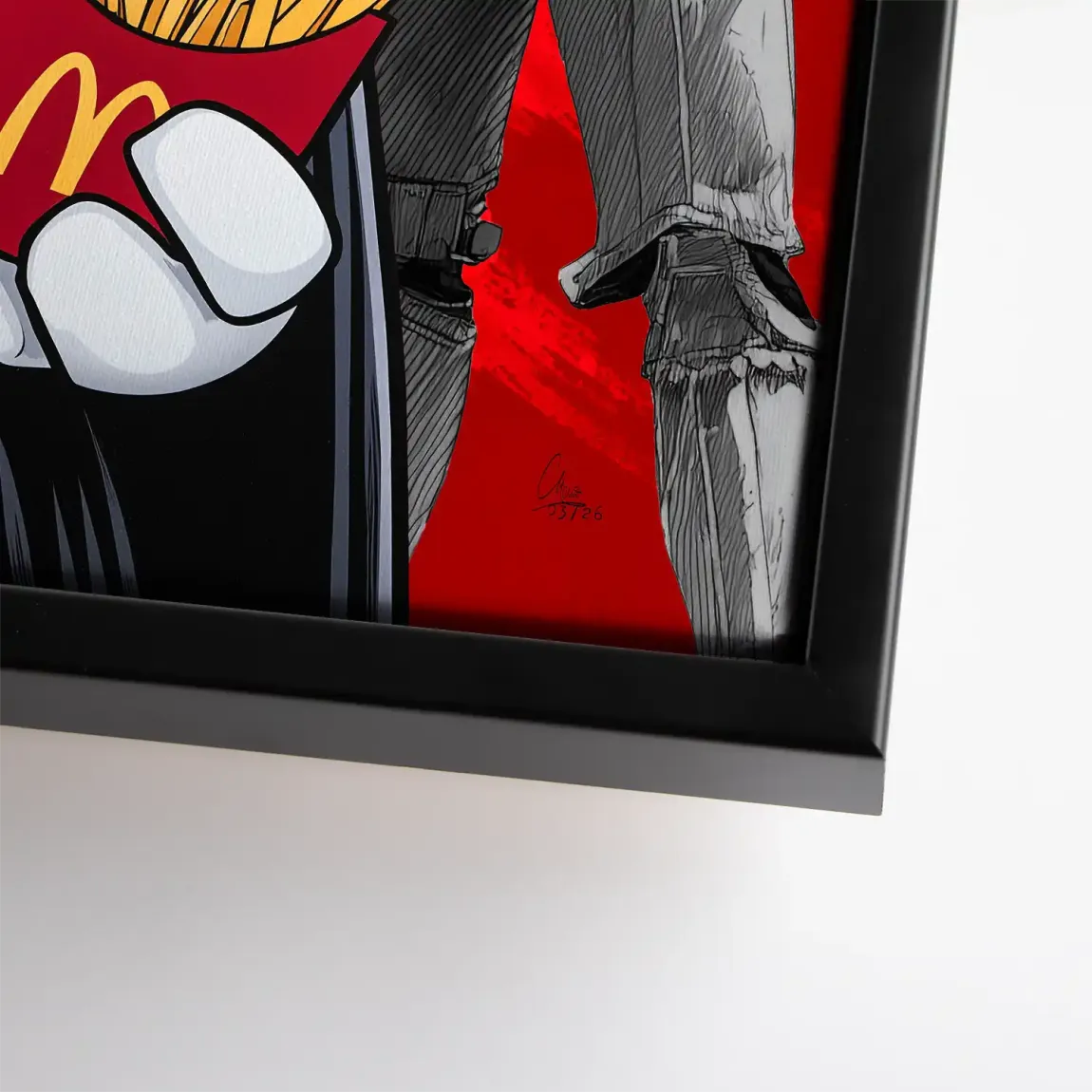 Micky Maus Vader Leinwand Bild