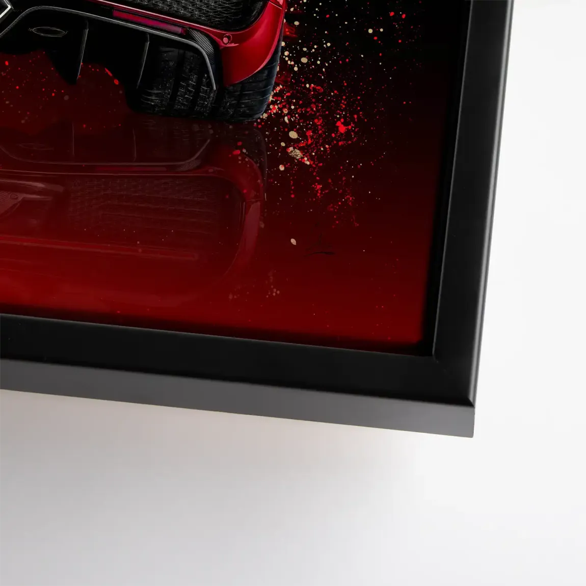 Red Empire Bugatti Leinwand Bild