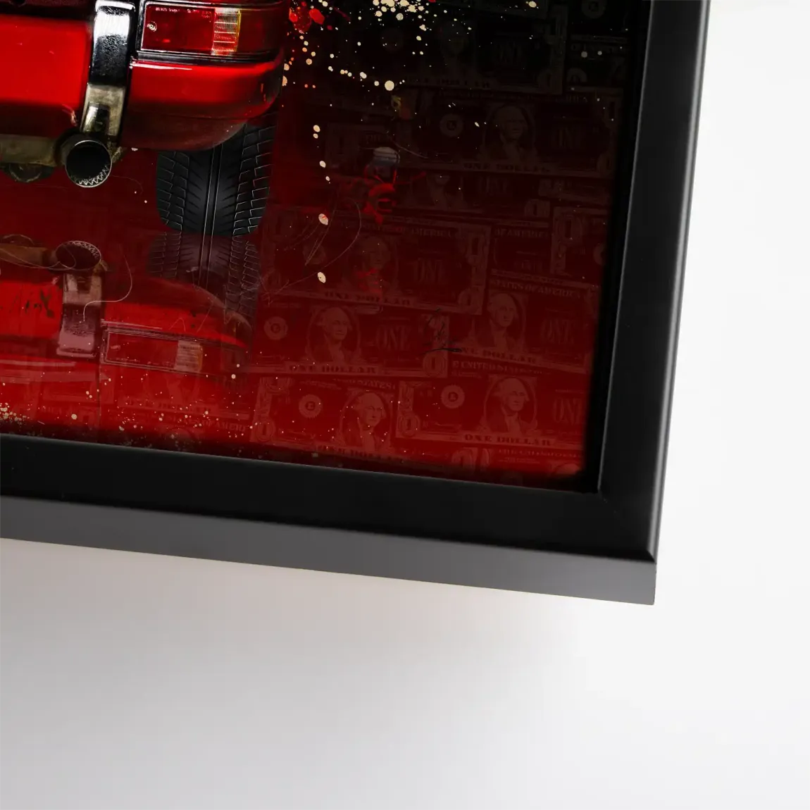 Red Elegance Porsche 911 Leinwand Bild - INGALERIE | Dein Onlineshop für moderne Wandbilder