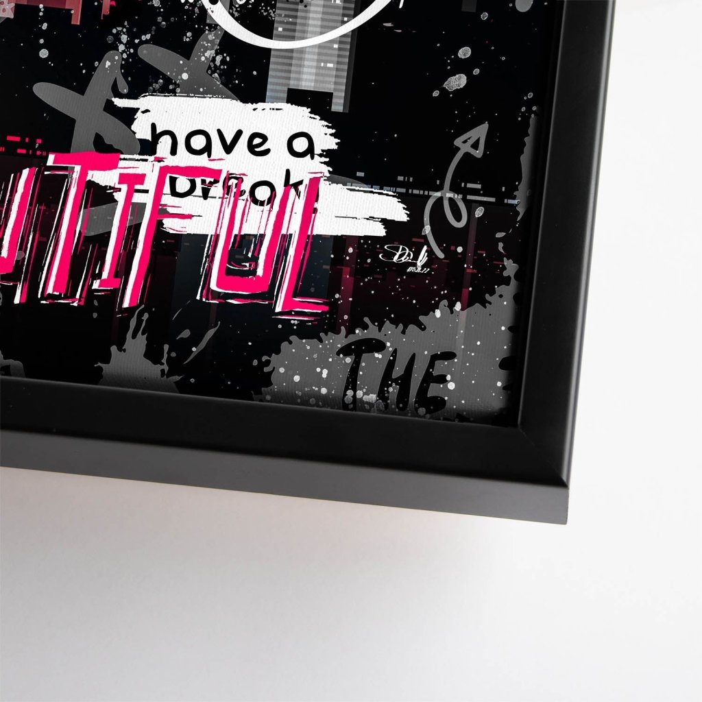 Pink Panther Pop Art Leinwand Bild INGALERIE