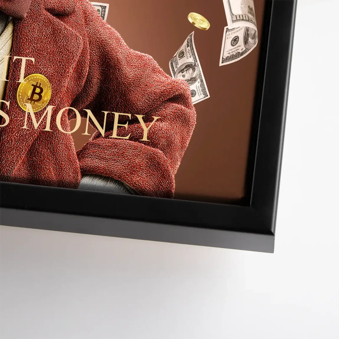 Money Empire Dagobert Duck Leinwand Bild