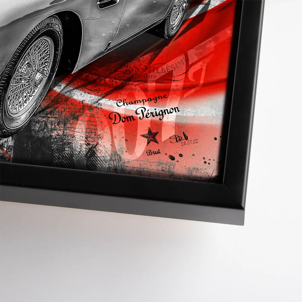 James Bond Martini Art Leinwand Bild INGALERIE