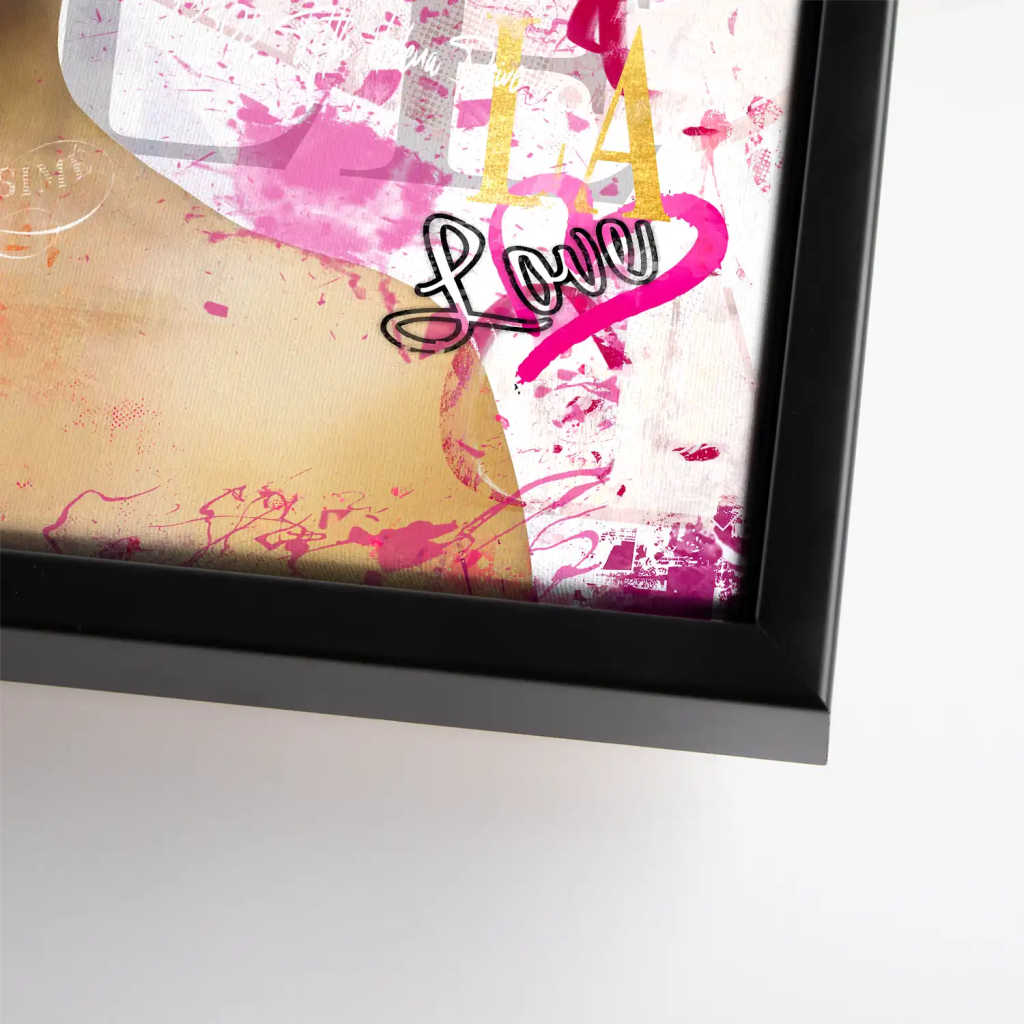 Marilyn Monroe Bubble Gum Streetart Leinwand Bild INGALERIE