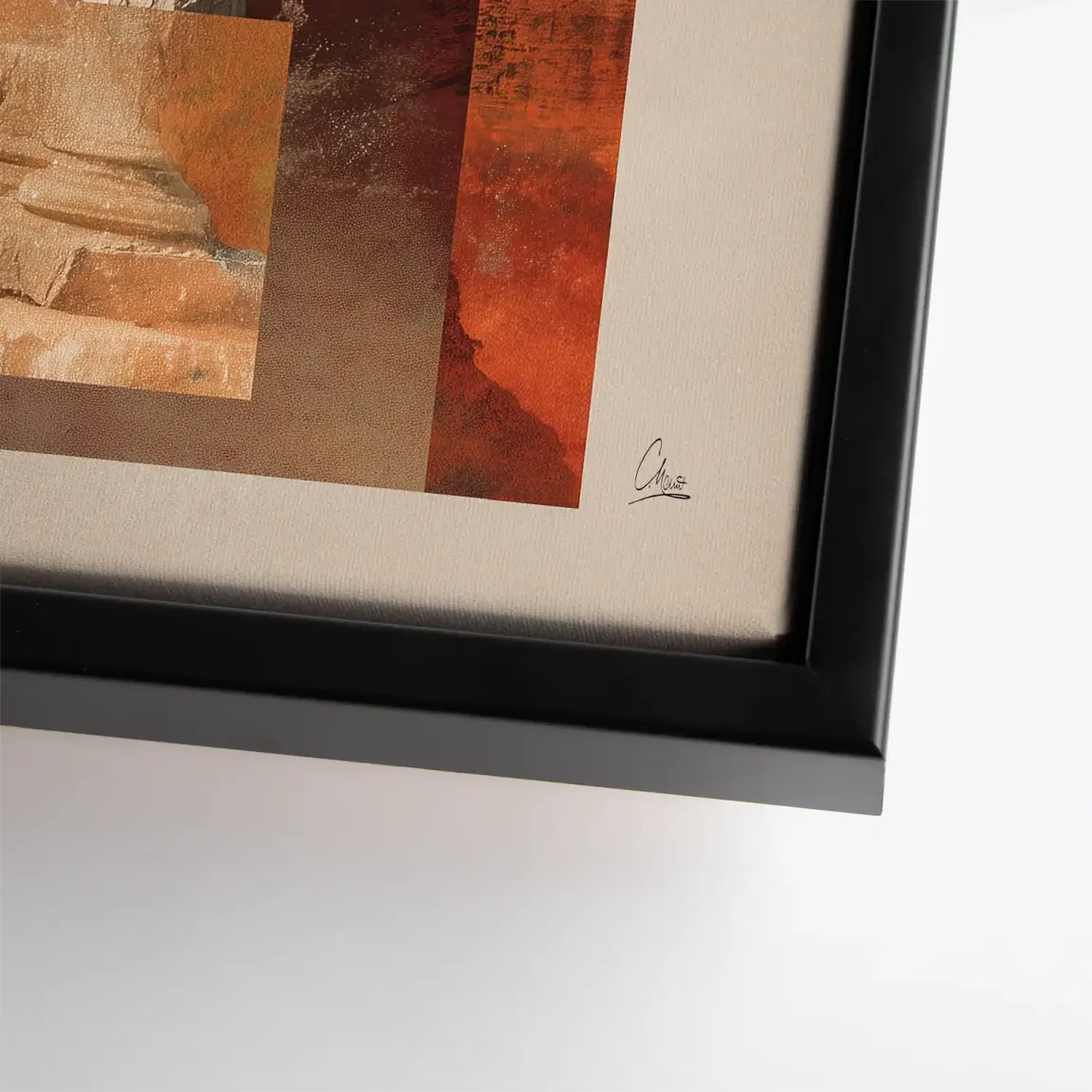 Rom Abstrakt Leinwand Bild