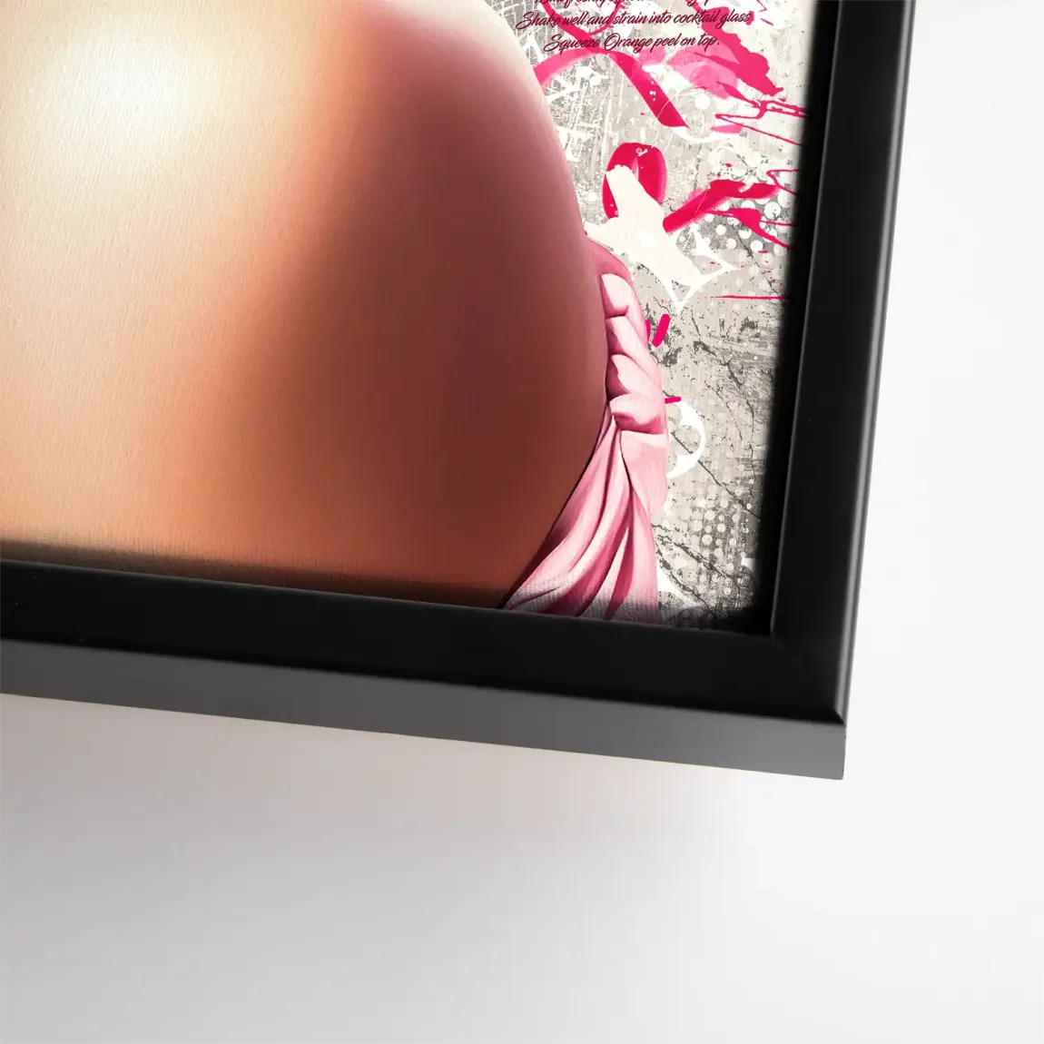 Marilyn Glam in Pink Leinwand Bild INGALERIE