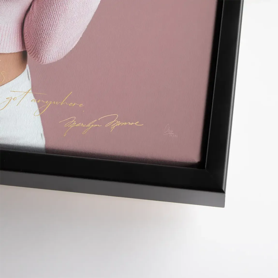 Marilyn Monroe Blush Leinwand Bild