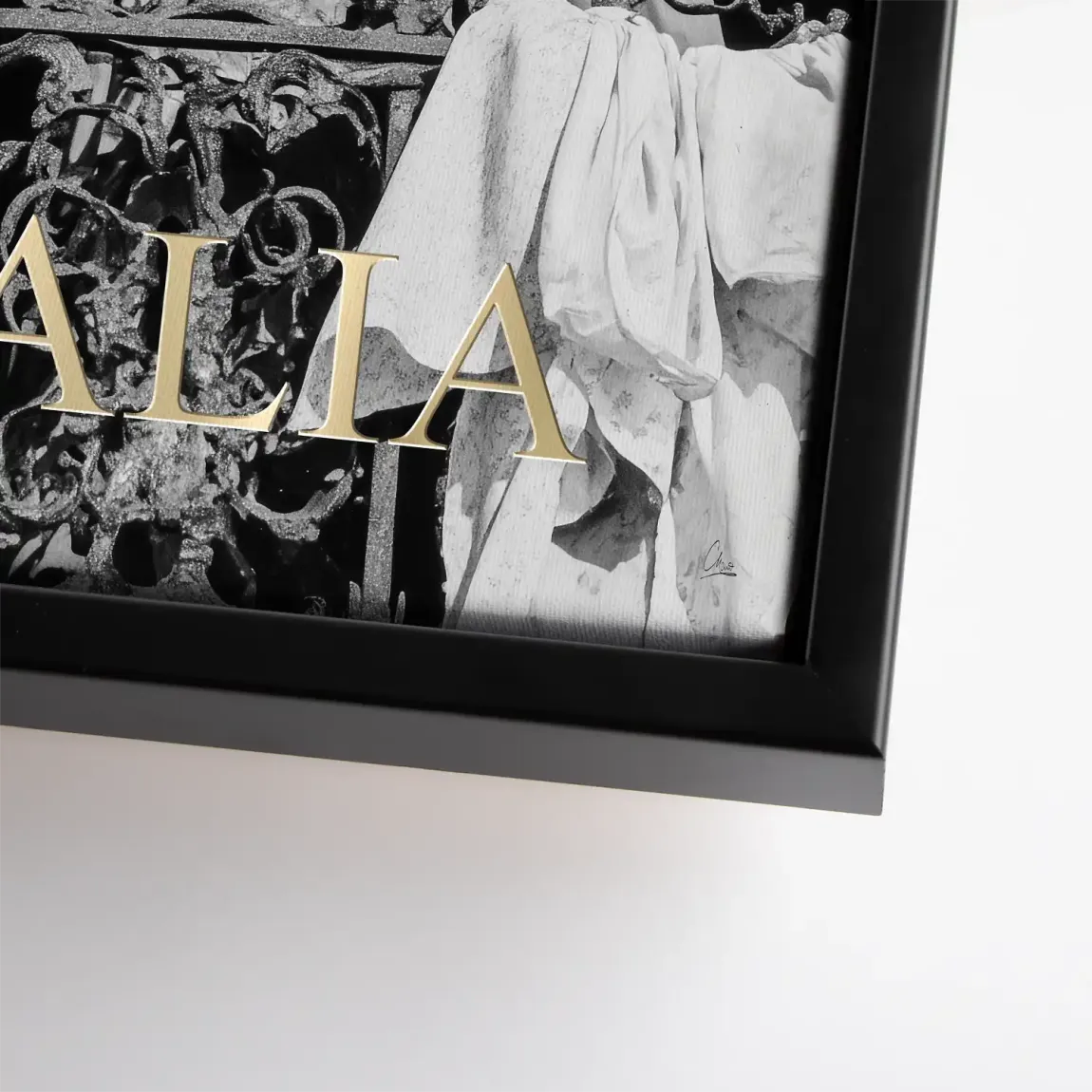 Bella Donna Noir Leinwand Bild