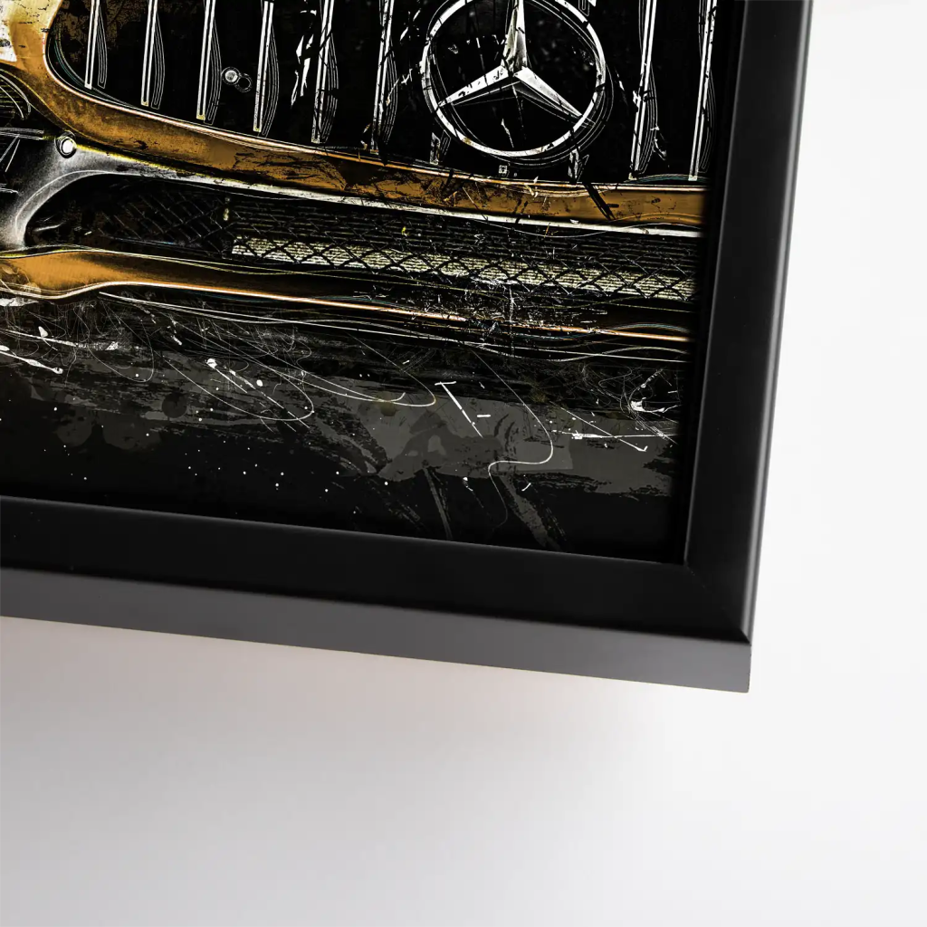 Mercedes AMG GT Modern Art Leinwand Bild INGALERIE