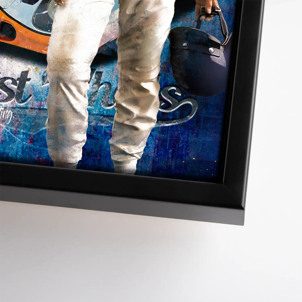Steve Fast Wheels Leinwand Bild INGALERIE