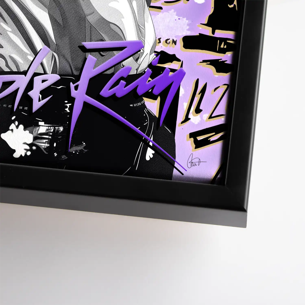 Purple Rain Leinwand Bild INGALERIE