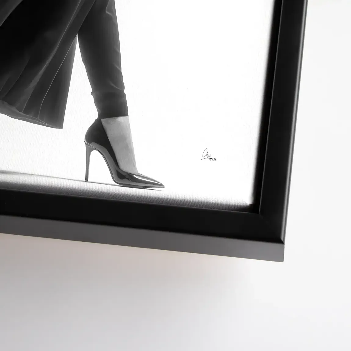 Nonne Couture Leinwand Bild