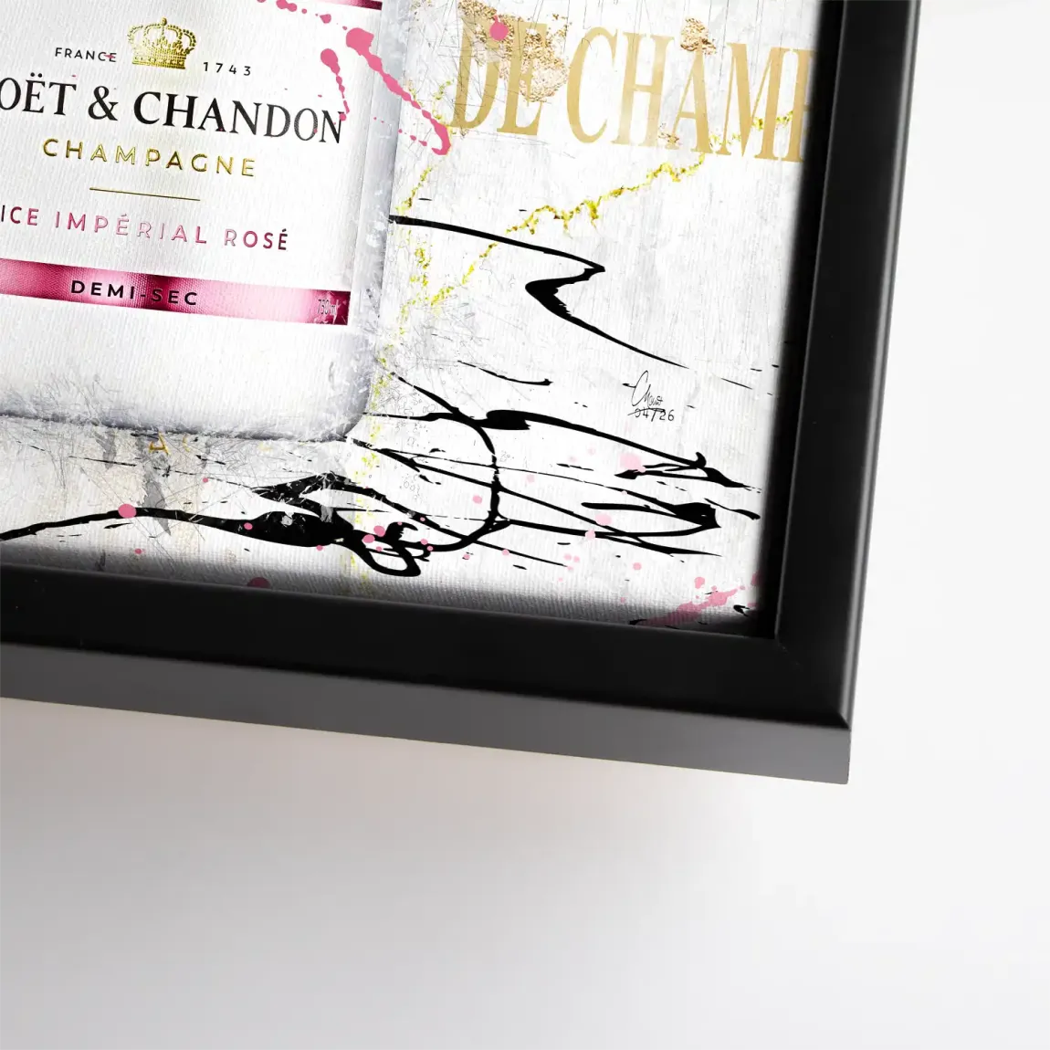 Champagner Glam Leinwand Bild