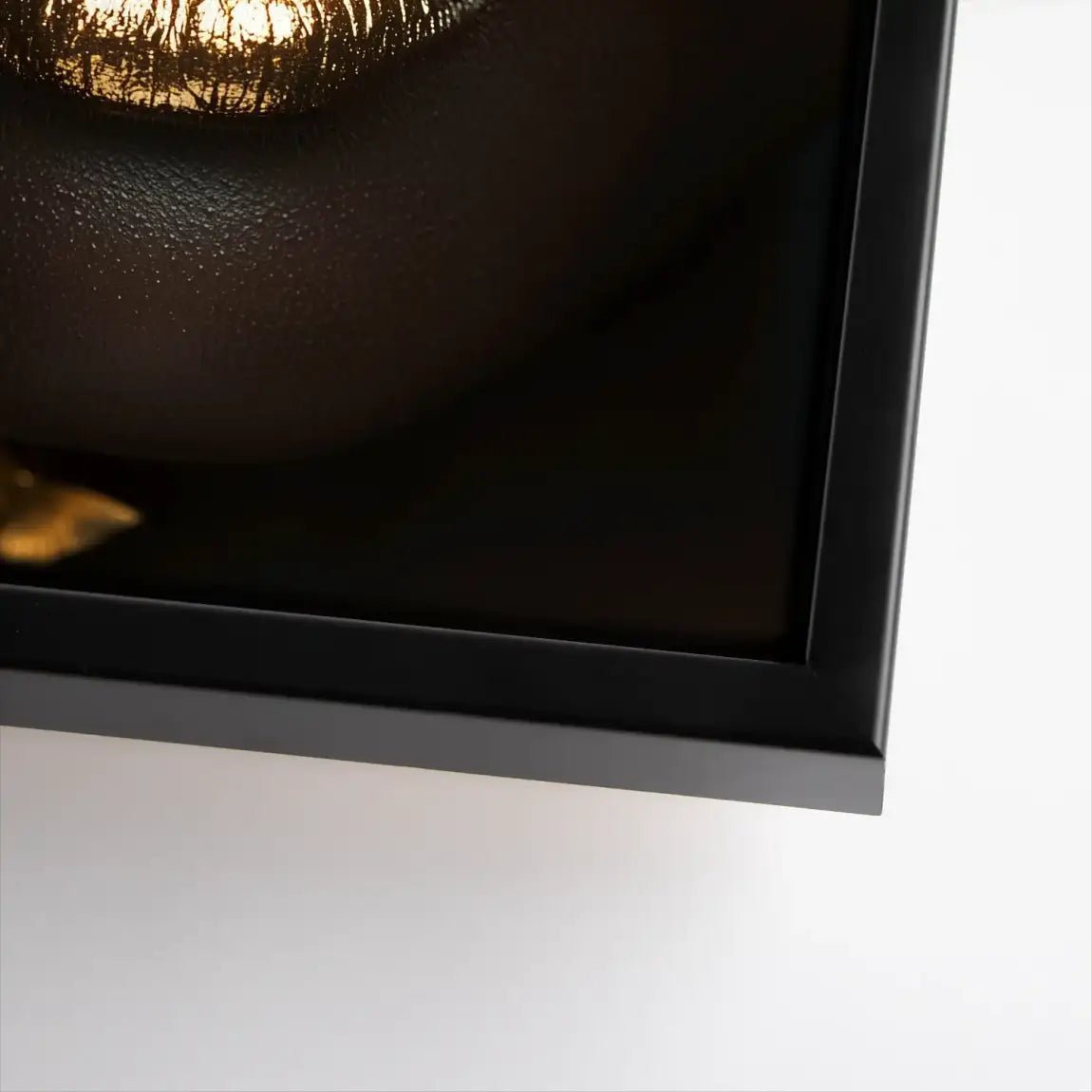 Golden Butterfly Leinwand Bild INGALERIE