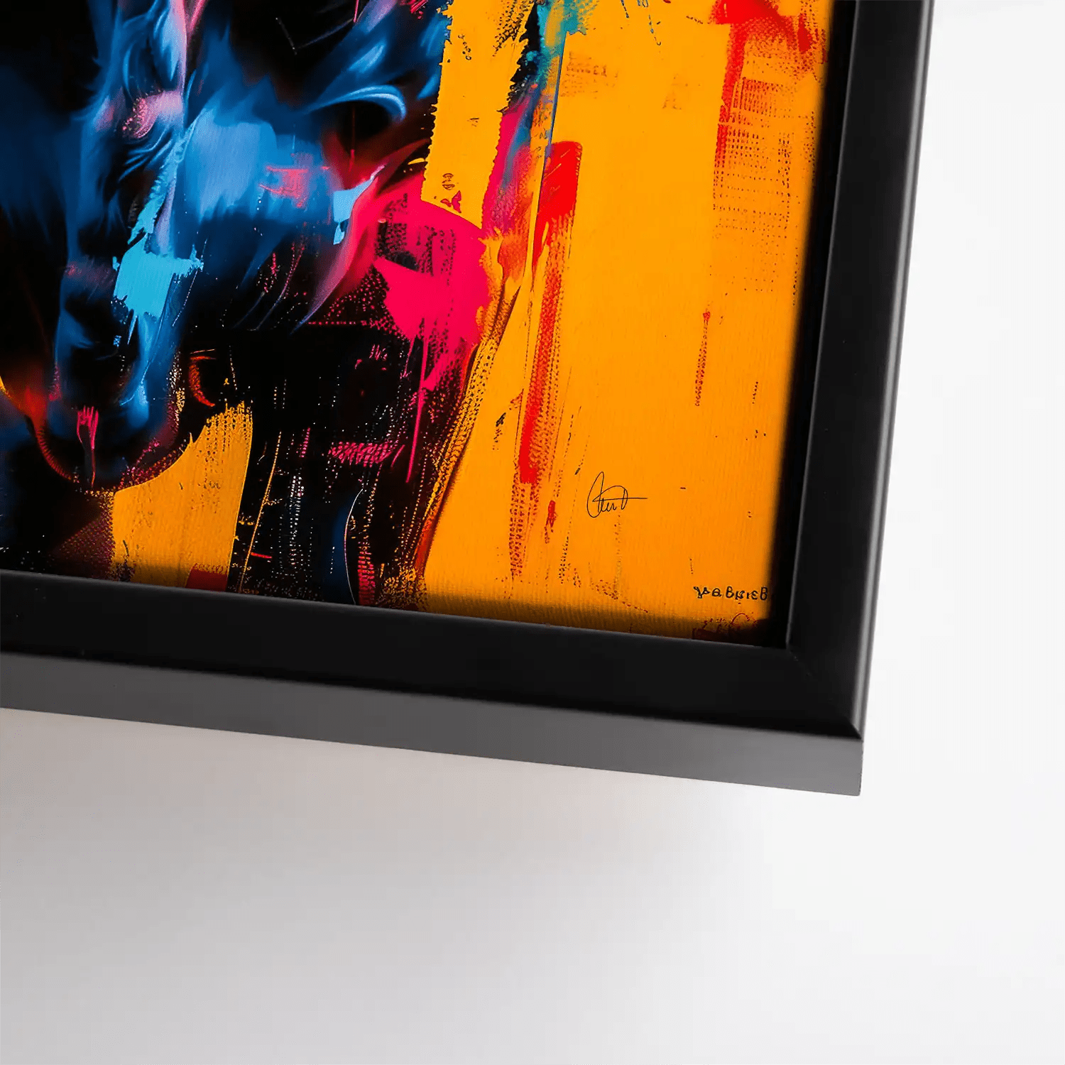 Kuh Pop Art Leinwand Bild INGALERIE