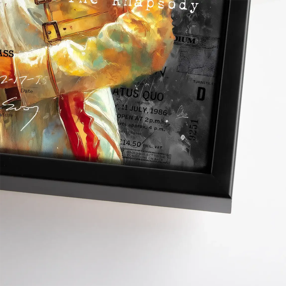 Freddie Mercury Bohemian Leinwand Bild