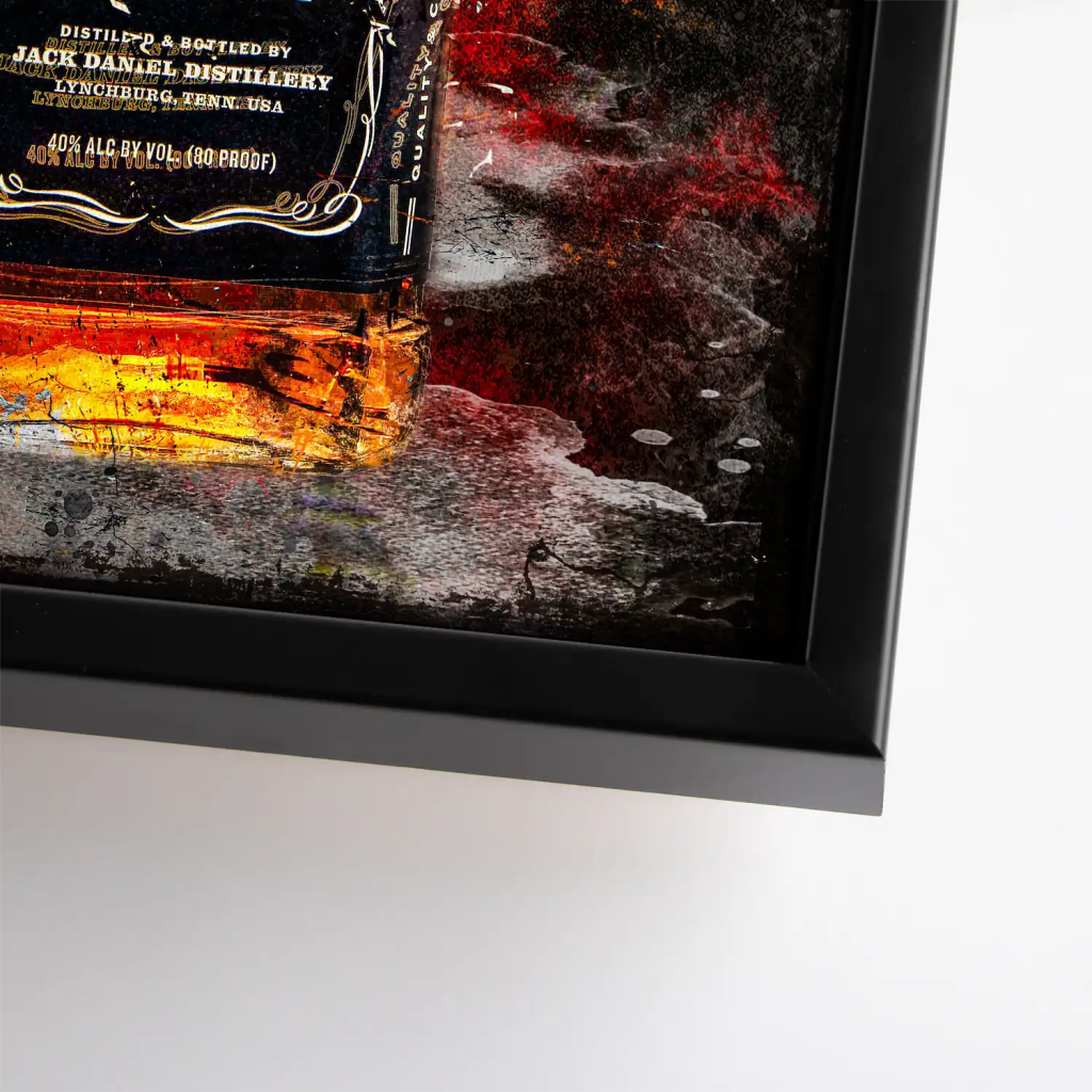 Jack Whisky Vintage Style Leinwand Bild INGALERIE