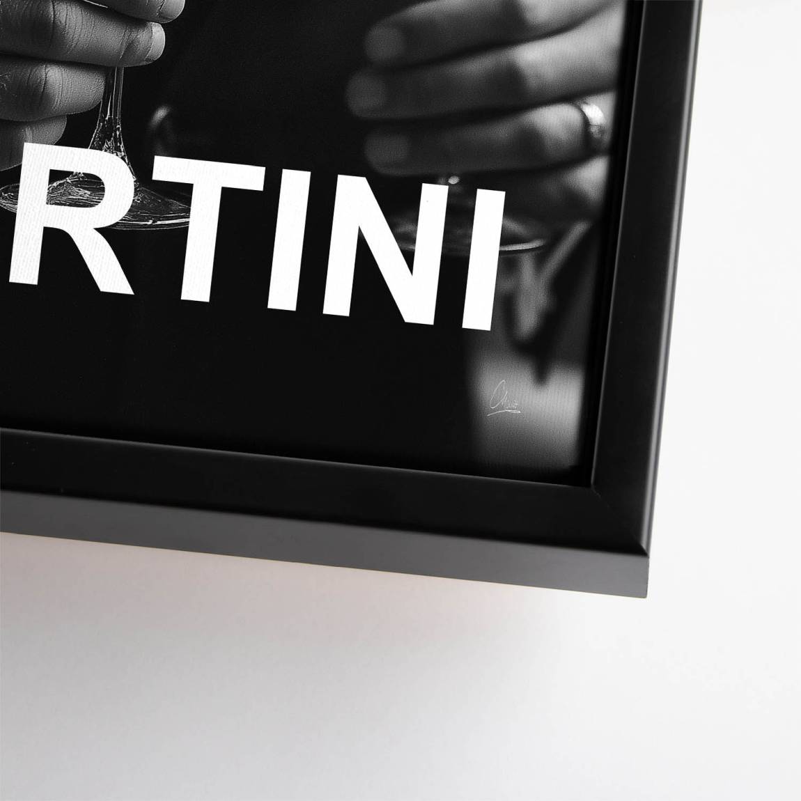 Martini Moment Leinwand Bild