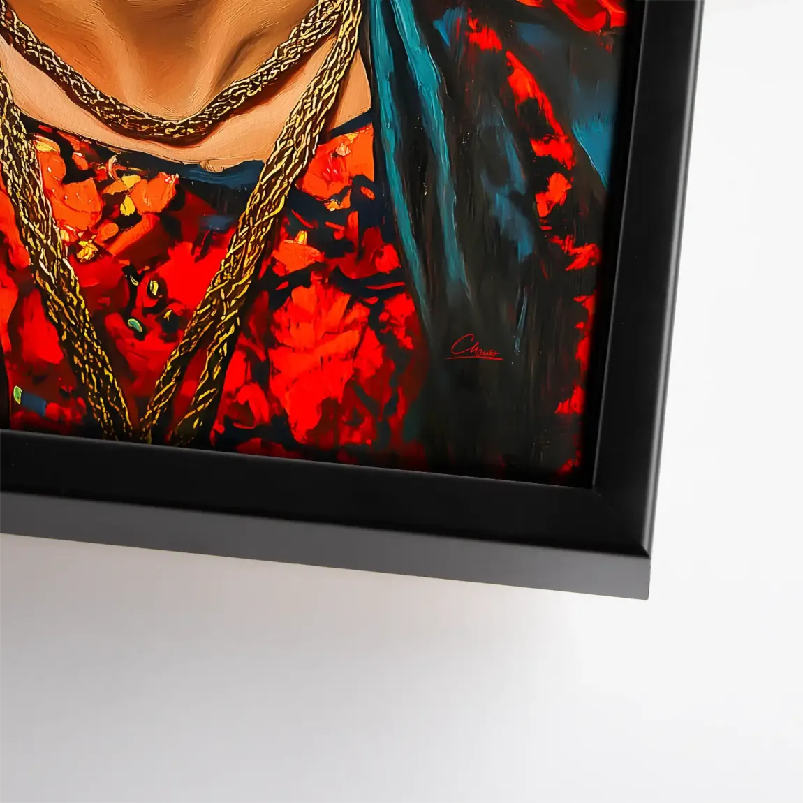 Frida Kahlo Fiery Bloom Leinwand Bild INGALERIE
