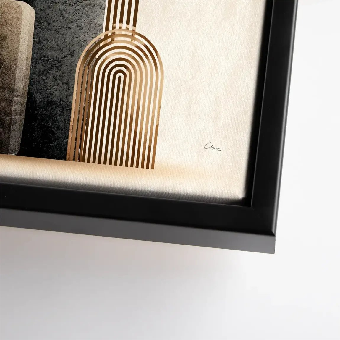 Amber Leaf Symphony Leinwand Bild INGALERIE