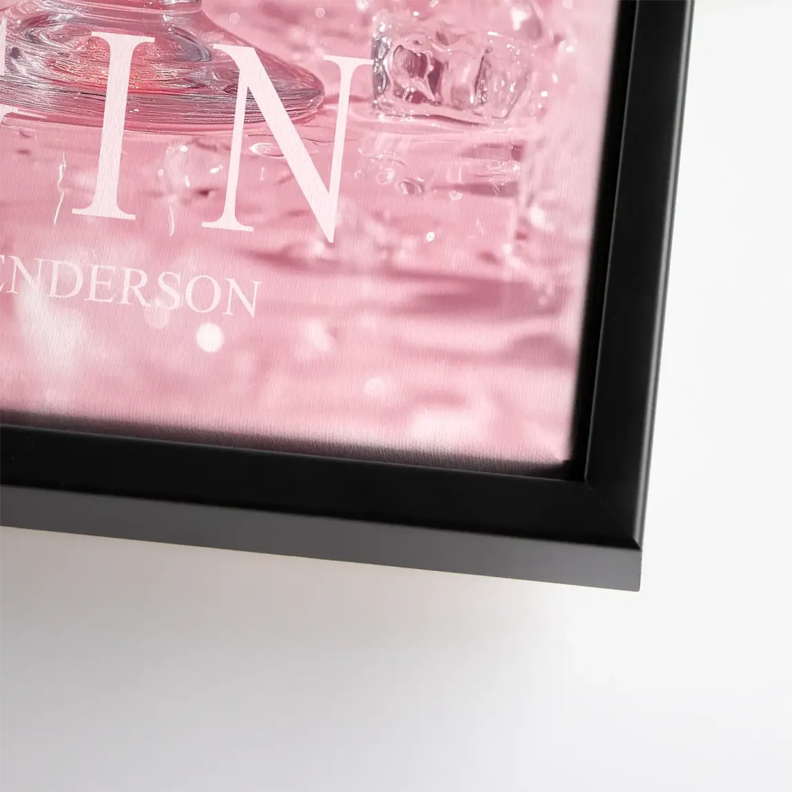 Gin Rosé Leinwand Bild