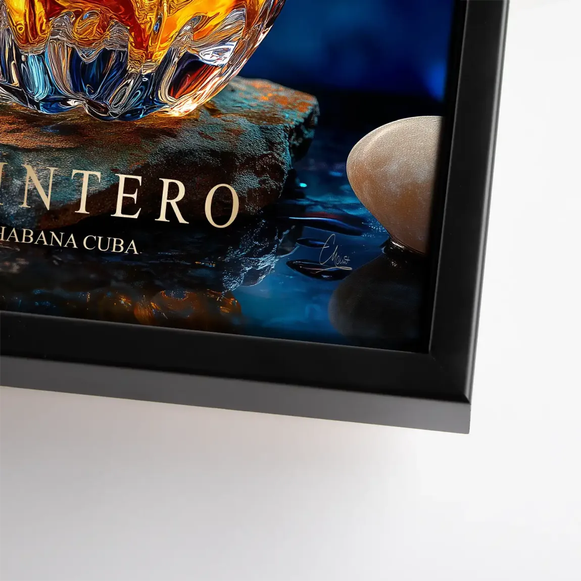 Amber Essence Leinwand Bild