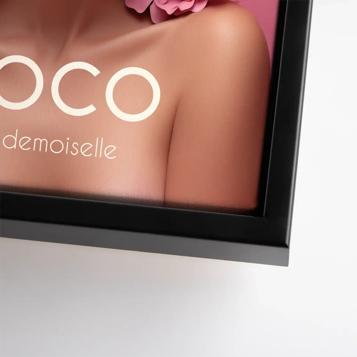 Coco Pink Elegance Leinwand Bild