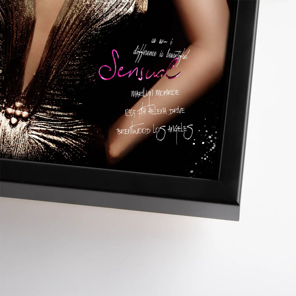 Marilyn Glamour Leinwand Bild INGALERIE