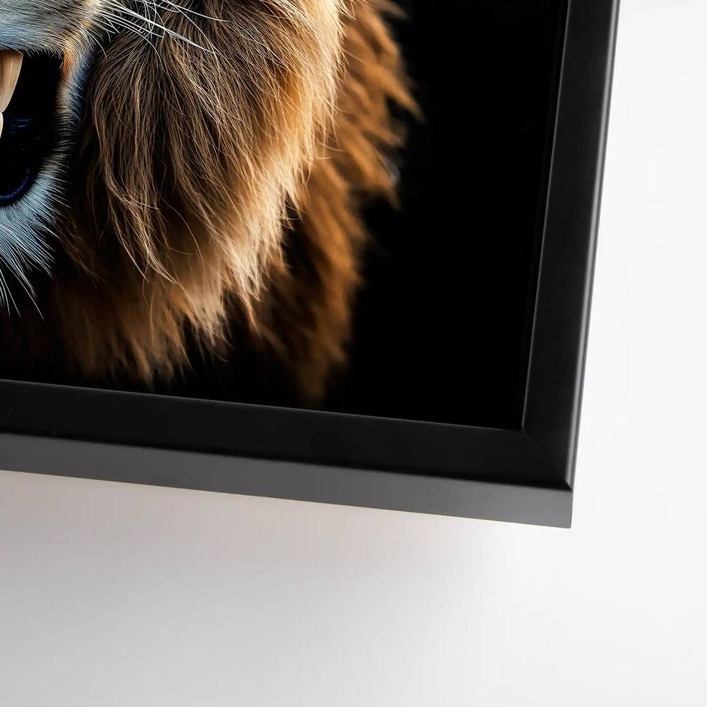 Angry Lion Leinwand Bild INGALERIE