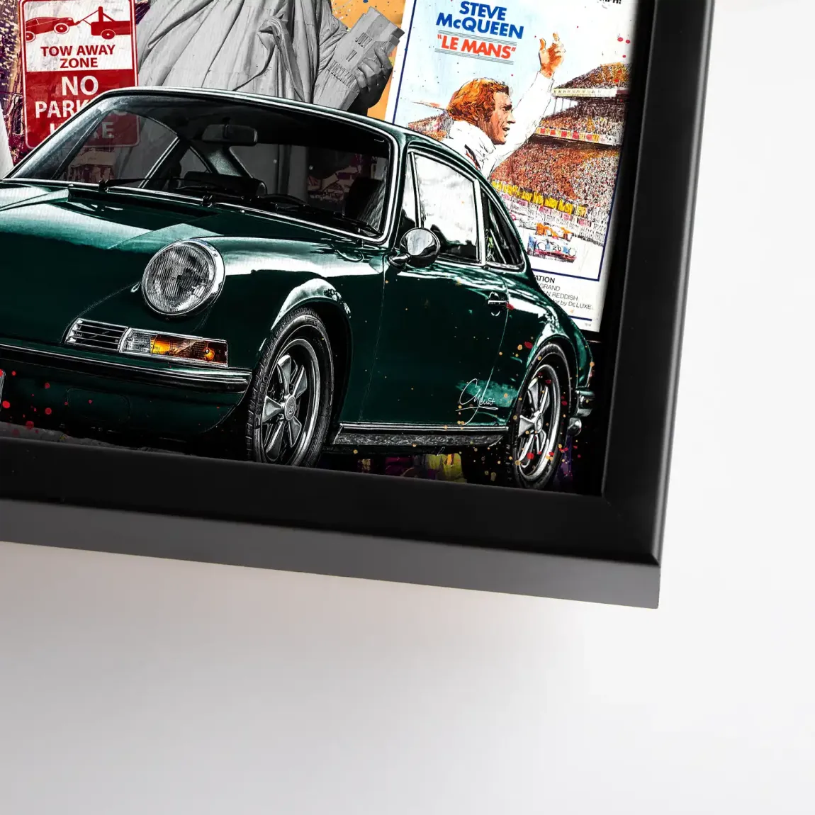 American Legend Steve McQueen Leinwand Bild