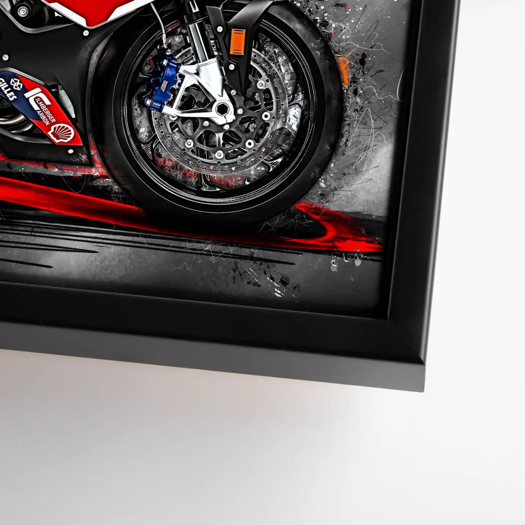 BMW M1000RR Abstrakt Leinwand Bild INGALERIE