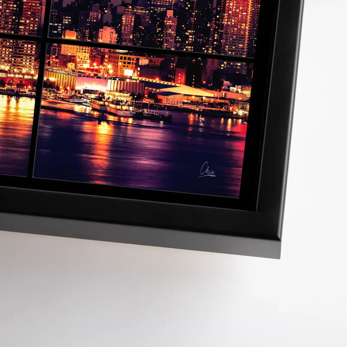 New York Skyline View Leinwand Bild