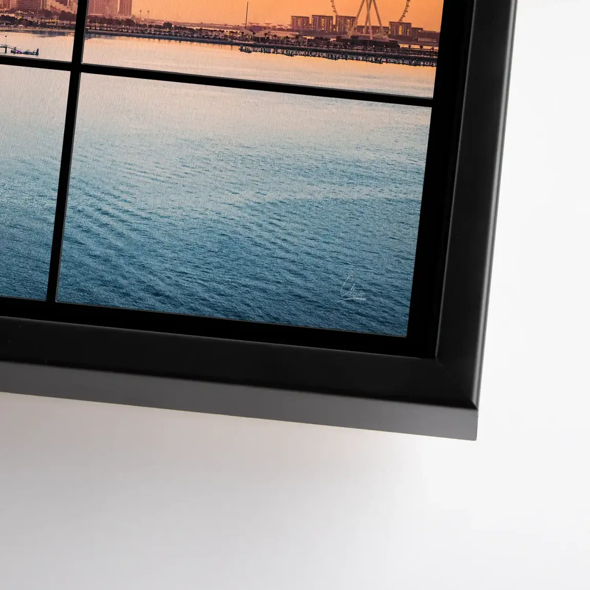 Golden Dunes Dubai Leinwand Bild