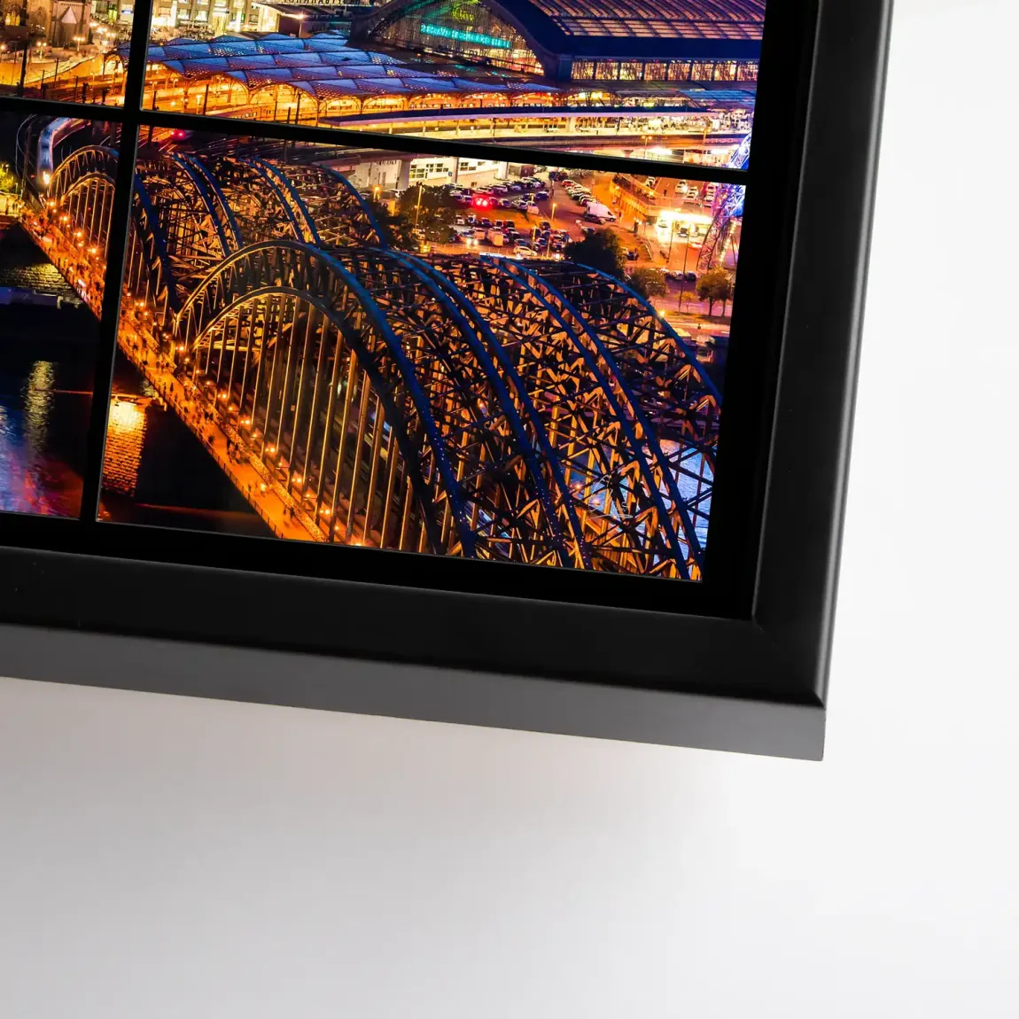 Köln Skyline View Leinwand Bild