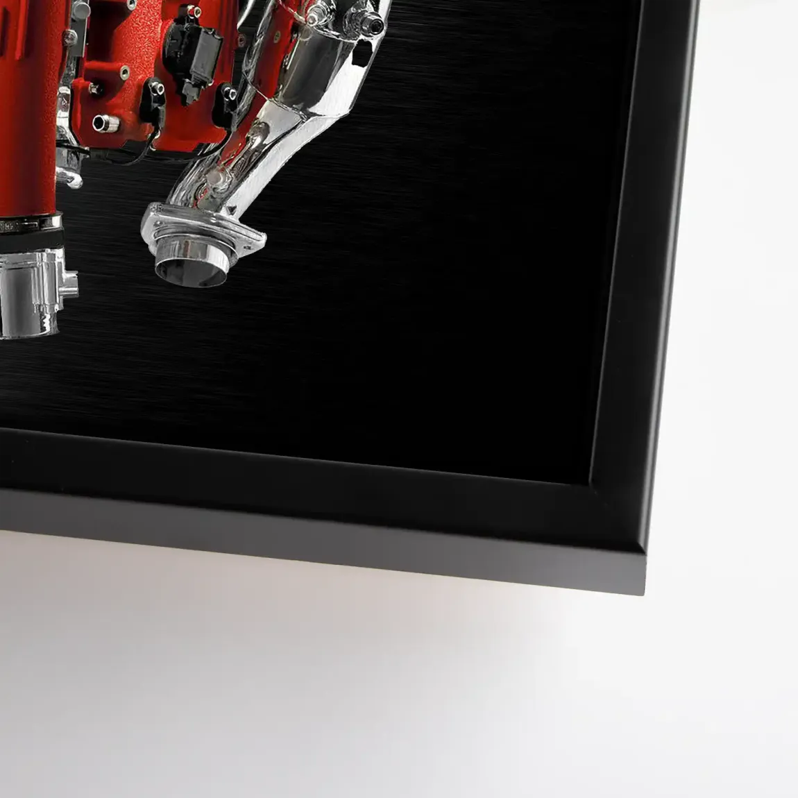Ferrari V8 Motor Leinwand Bild