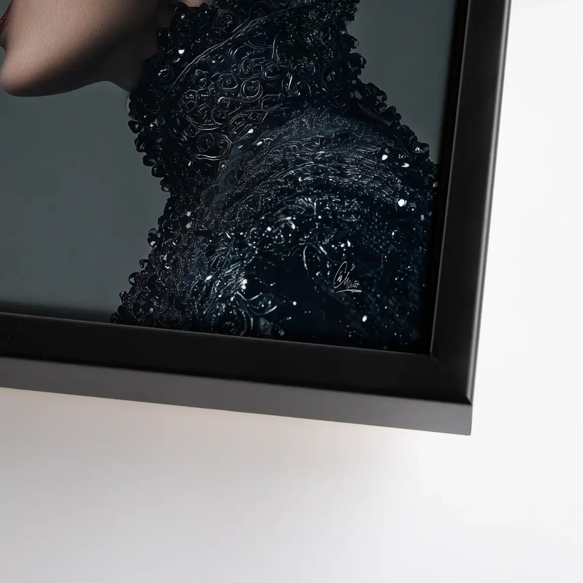 Wild Leopard Woman Leinwand Bild