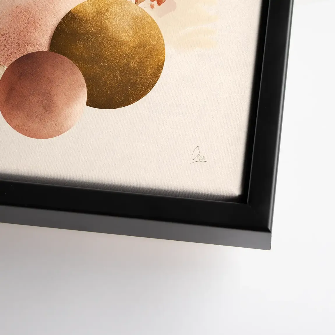 Golden Balance Leinwand Bild