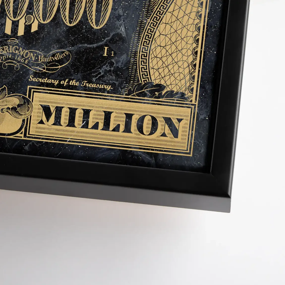 Dagobert Totenkopf Dollar Leinwand Bild INGALERIE